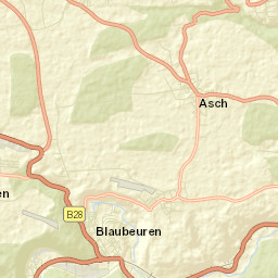 Blaubeuren Street Map