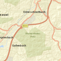 Aichach Street Map