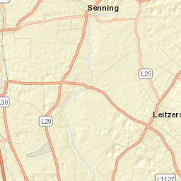 Politischer Bezirk Korneuburg Street Map
