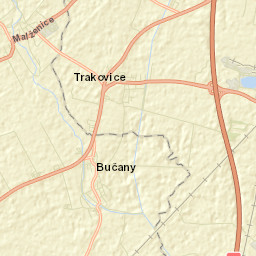 Okres Hlohovec Street Map