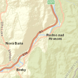 Nová Baňa Street Map