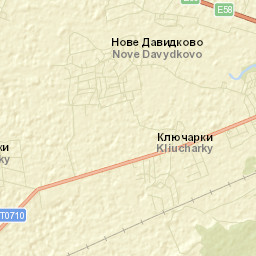Mukachevo Raion Street Map