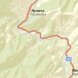 Yaremche Street Map