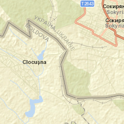 Sokyryany Street Map