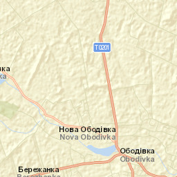 Obodivka Street Map