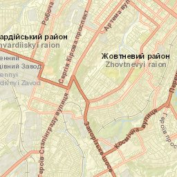 Dnipro Raion Street Map