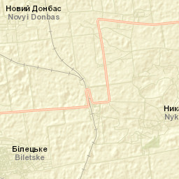 Bilyts’ke Street Map