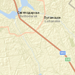 Luhans’ke Street Map