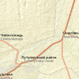 Lutuhyne Street Map
