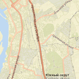 Khabarovsk Vtoroy Street Map