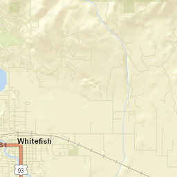 Whitefish Street Map