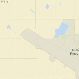 Minot Air Force Base Street Map