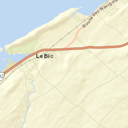 Le Bic Street Map