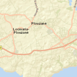 Plouzané Street Map