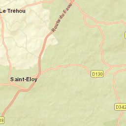 Sizun Street Map