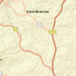 Saint-Brandan Street Map