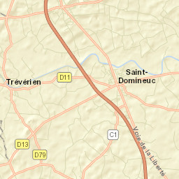Pleugueneuc Street Map