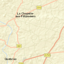 Québriac Street Map