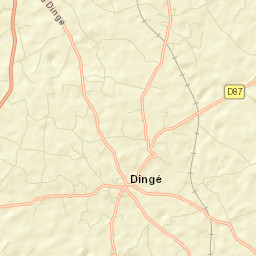 Dingé Street Map
