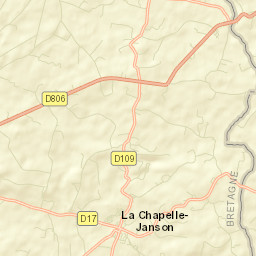 La Chapelle-Janson Street Map