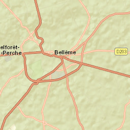 Bellême Street Map