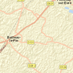 Bailleau-le-Pin Street Map