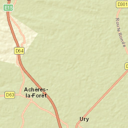 Achères-la-Forêt Street Map