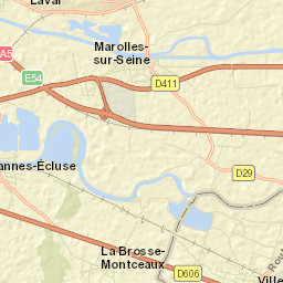 Marolles-sur-Seine Street Map