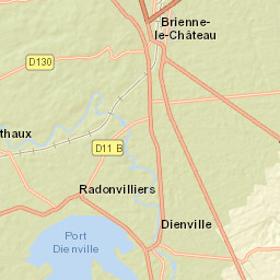 Brienne-le-Château Street Map