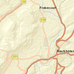 Neufchâteau Street Map