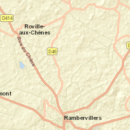 Rambervillers Street Map