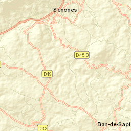 Senones Street Map