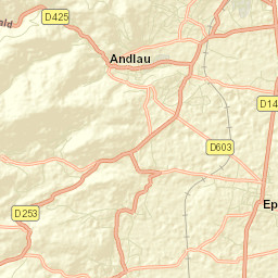 Andlau Street Map