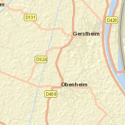 Gerstheim Street Map