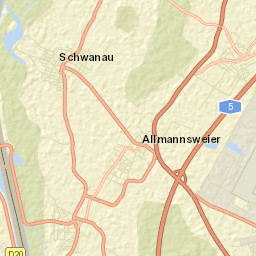 Schwanau Street Map