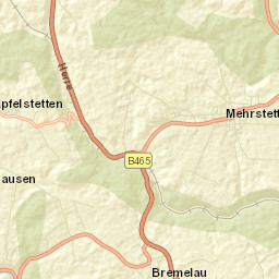 Mehrstetten Street Map