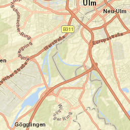 Ulm Street Map