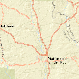 Pfaffenhofen an der Roth Street Map