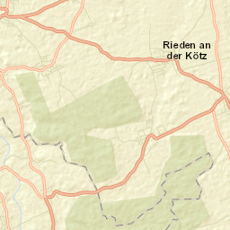 Rieden an der Kötz Street Map