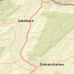 Dinkelscherben Street Map