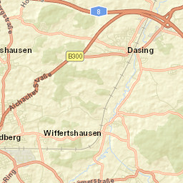 Dasing Street Map