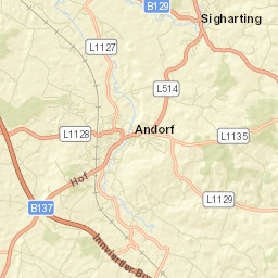 Andorf Street Map