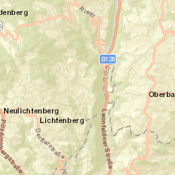 Altlichtenberg Street Map