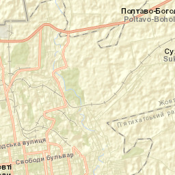 Zhovti Vody Street Map