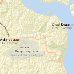 Aviatorske Street Map