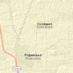 Rodyns’ke Street Map