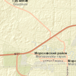 Morozovsk Street Map