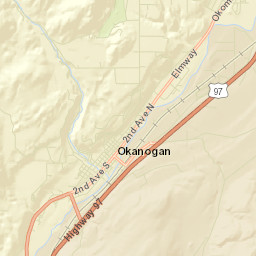 Okanogan Street Map