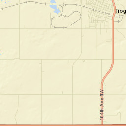 Tioga Street Map