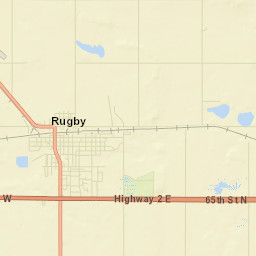 Rugby Street Map
